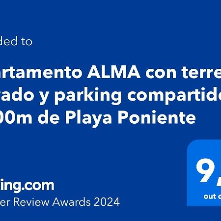 Apartamento Alma Con Terreno Privado Y Parking Compartido - A 800M De Playa Poniente Benidorm Bagian luar foto